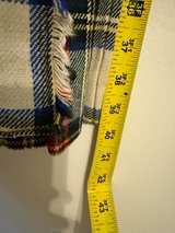 Vintage Plaid Wool Maxi Wrap Skirt FJ BACON size 10 - Image 2