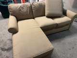 Beige Fabric Sectional Sofa with Left-Facing Chaise - Image 3