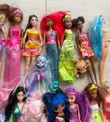 22 Doll Lot Disney Princess, Barbie, Moana, Frozen, Ariel, Tiana & More - Image 6