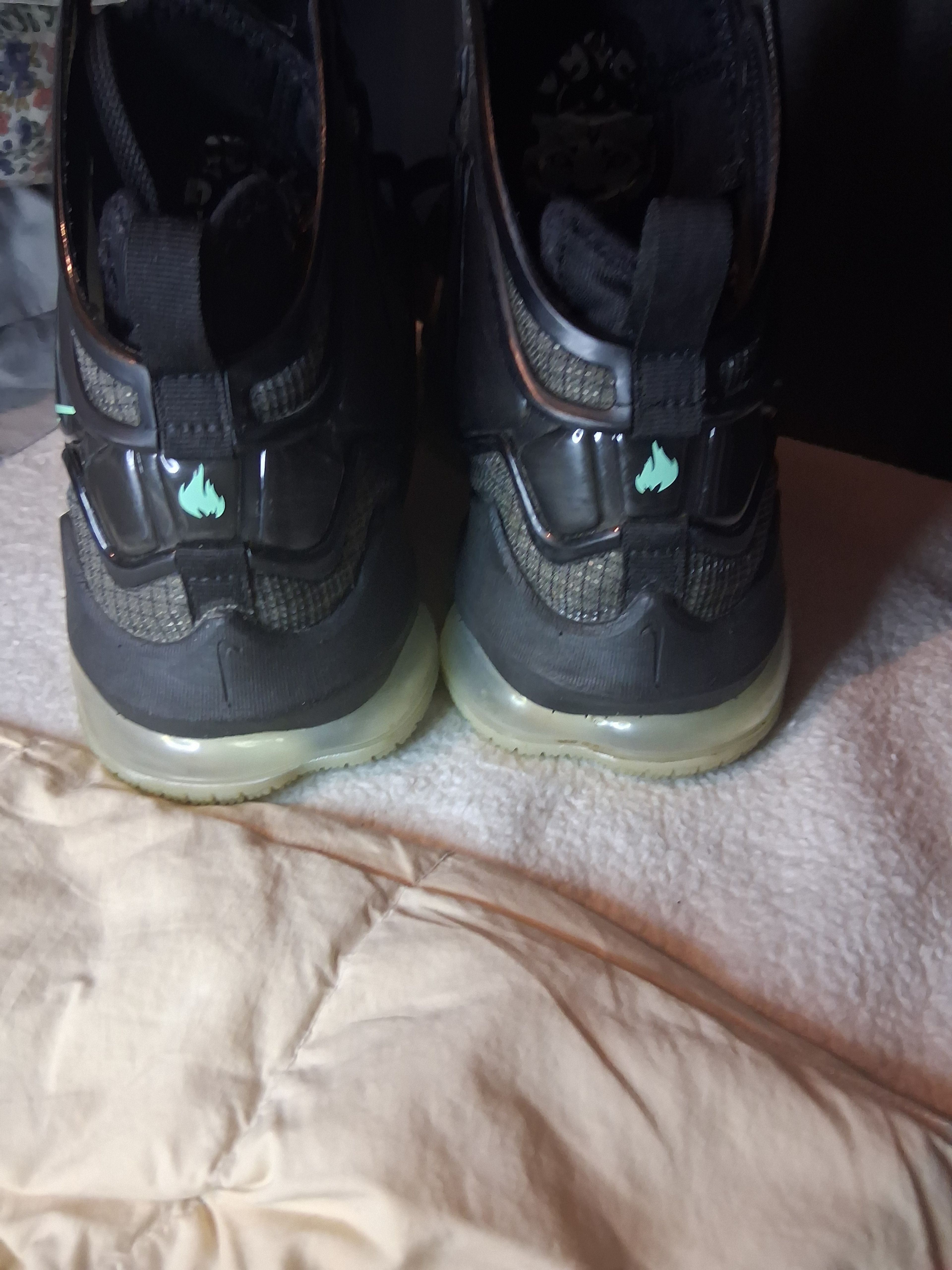 Nike LeBron 19 Dutch Blue Lime Glow size 10