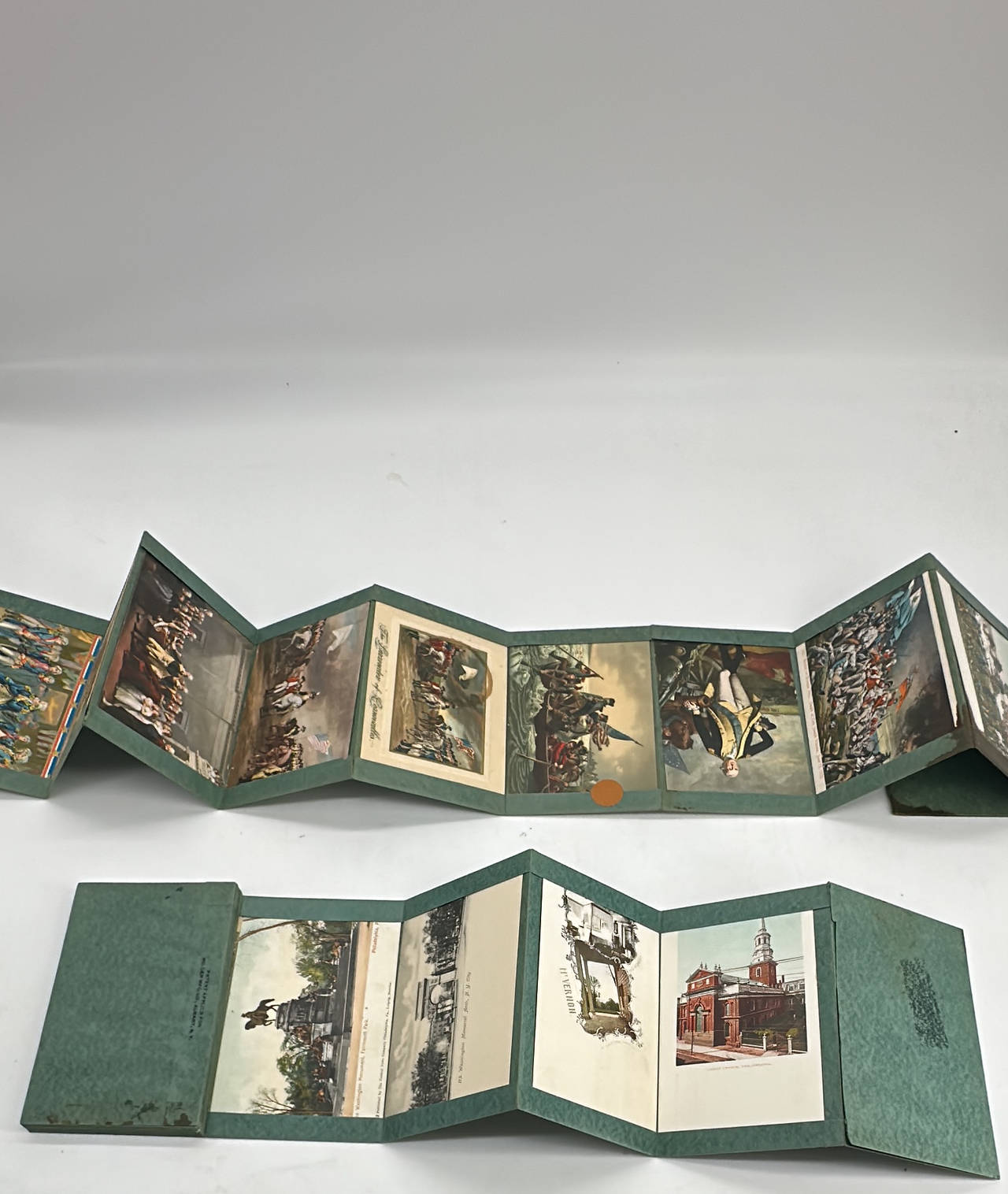 Vintage Souvenir Postcard Accordion Foldout Books