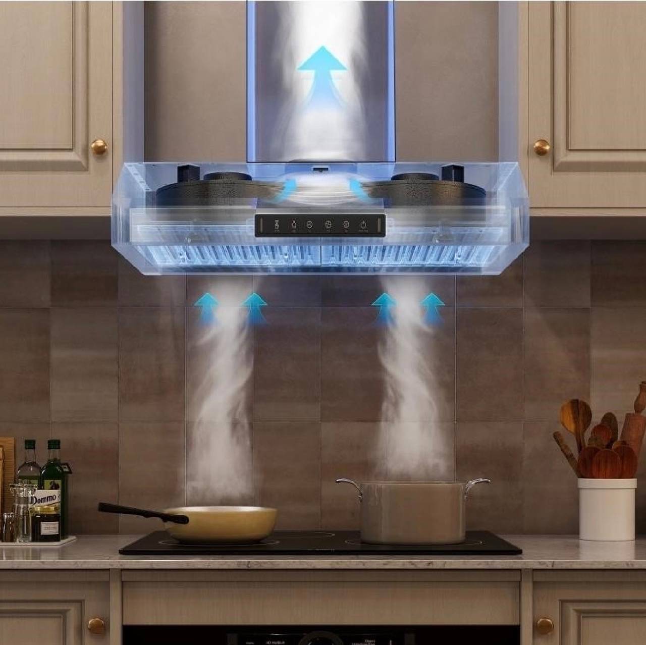 VIKIO HDRC12 42” 900CFM Wall Mount Range Hood - Brand New in box