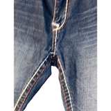 True Religion Ricky Super T Leather Trim Studded Jeans - Image 7