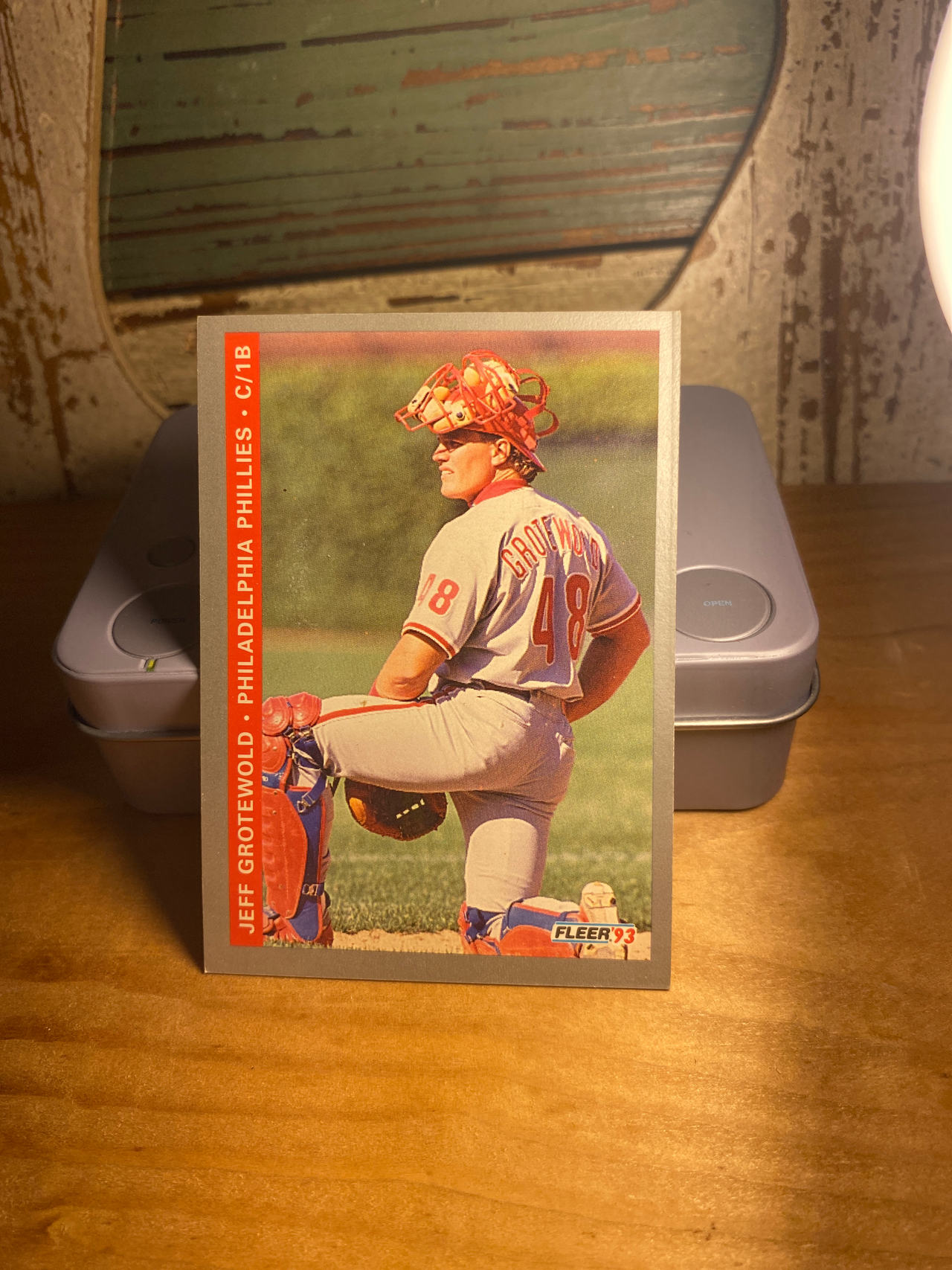 1993 Fleer Jeff Grotewold Baseball Card