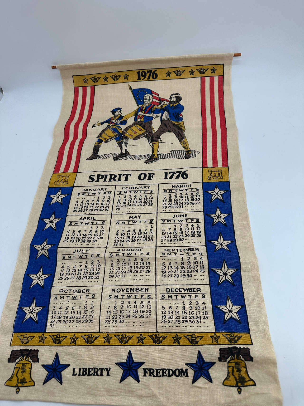 Bicentennial Calendar Towel