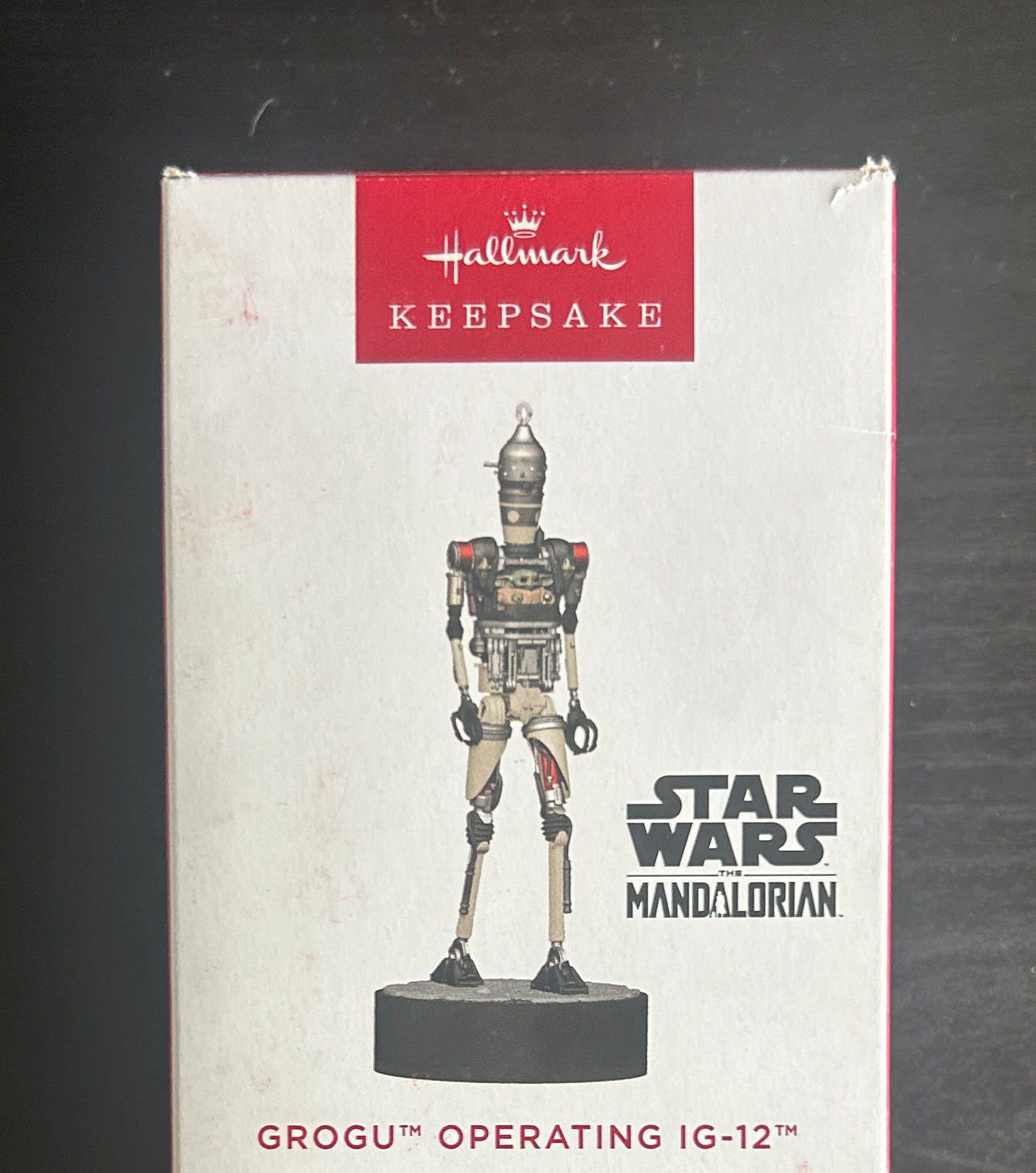 Hallmark Keepsake Star Wars: The Mandalorian Grogu Operating IG-12 Ornament