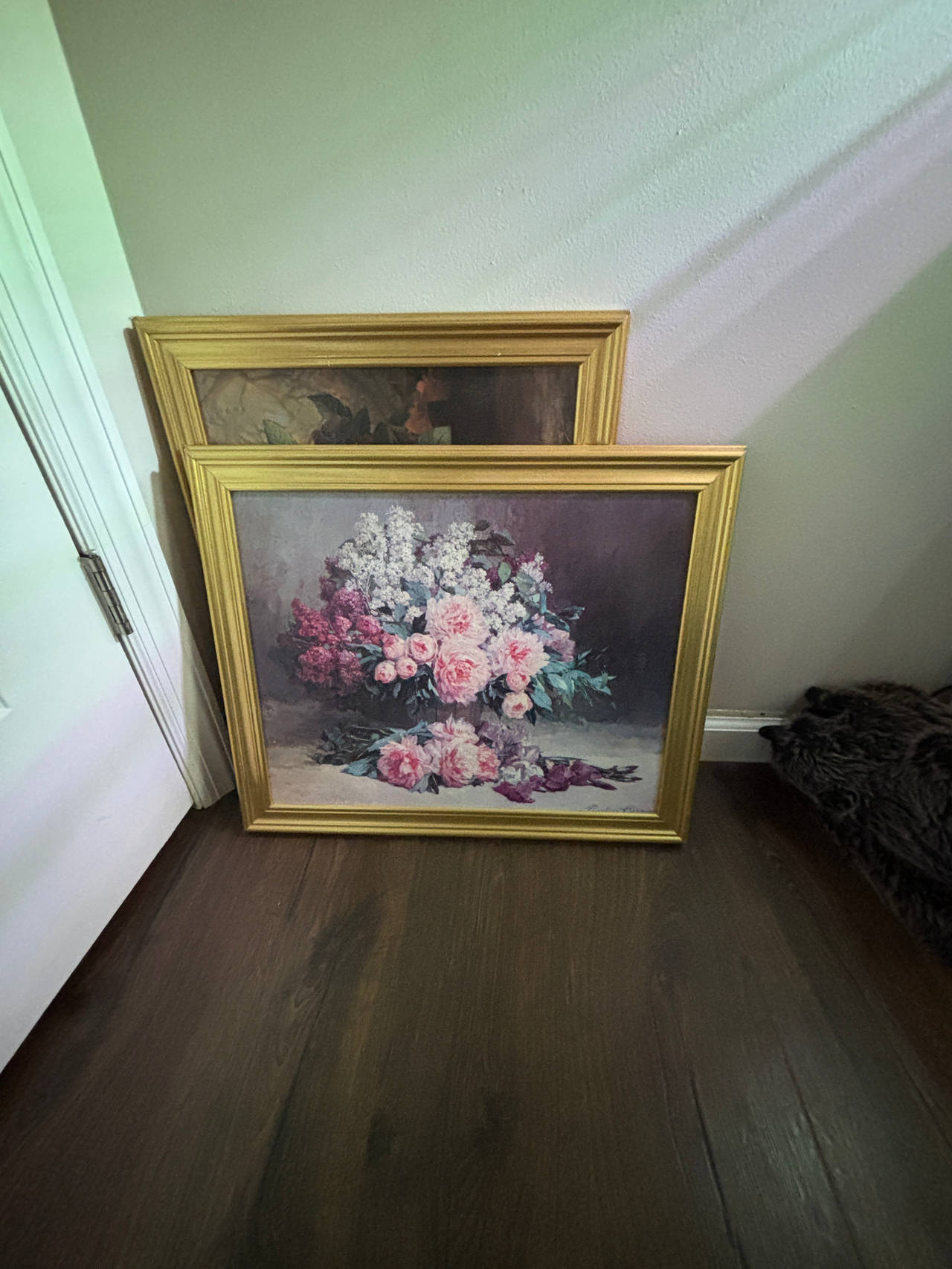 Framed Floral Still Life Painting