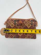 Liège Accessoires Portugal Cork Crossbody Bag Mosaic Tile Print Vegan Purse - Image 4