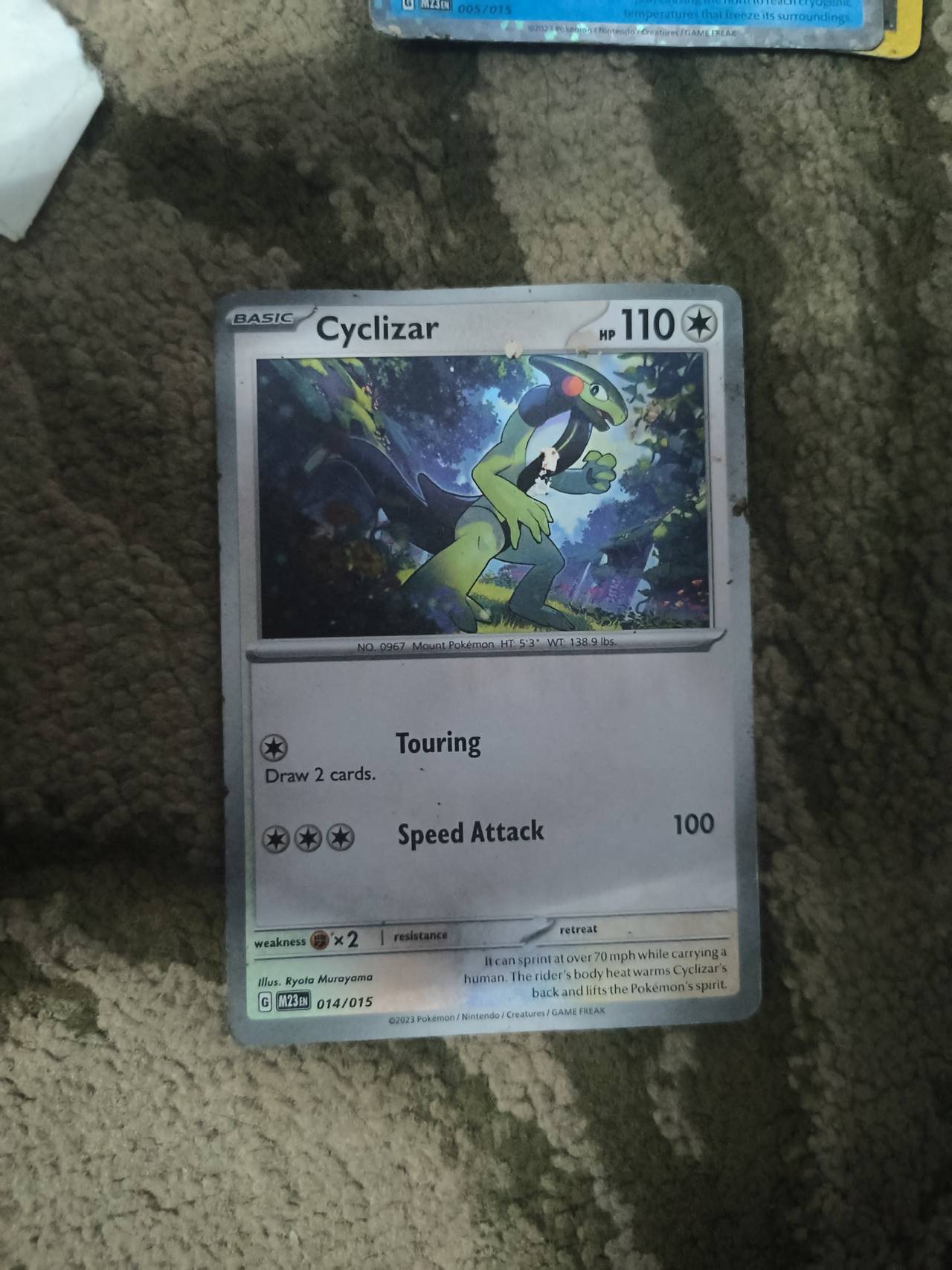 Cyclizar 014/015 McDonald's Collection 2023 Promo Card