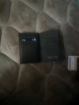 Gucci Leather Card Holder Wallet - Image 1