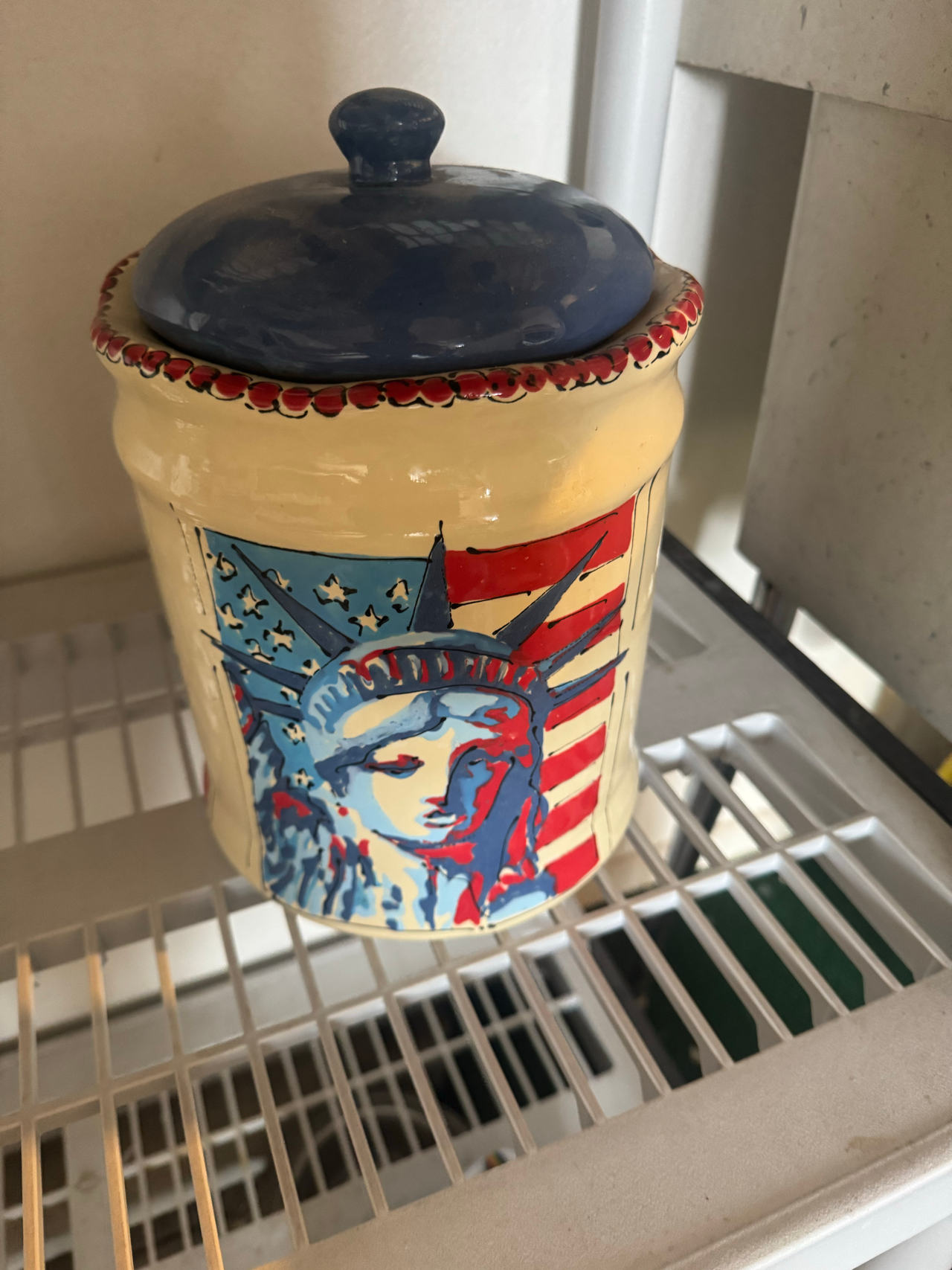 Statue of Liberty Ceramic Cookie Jar