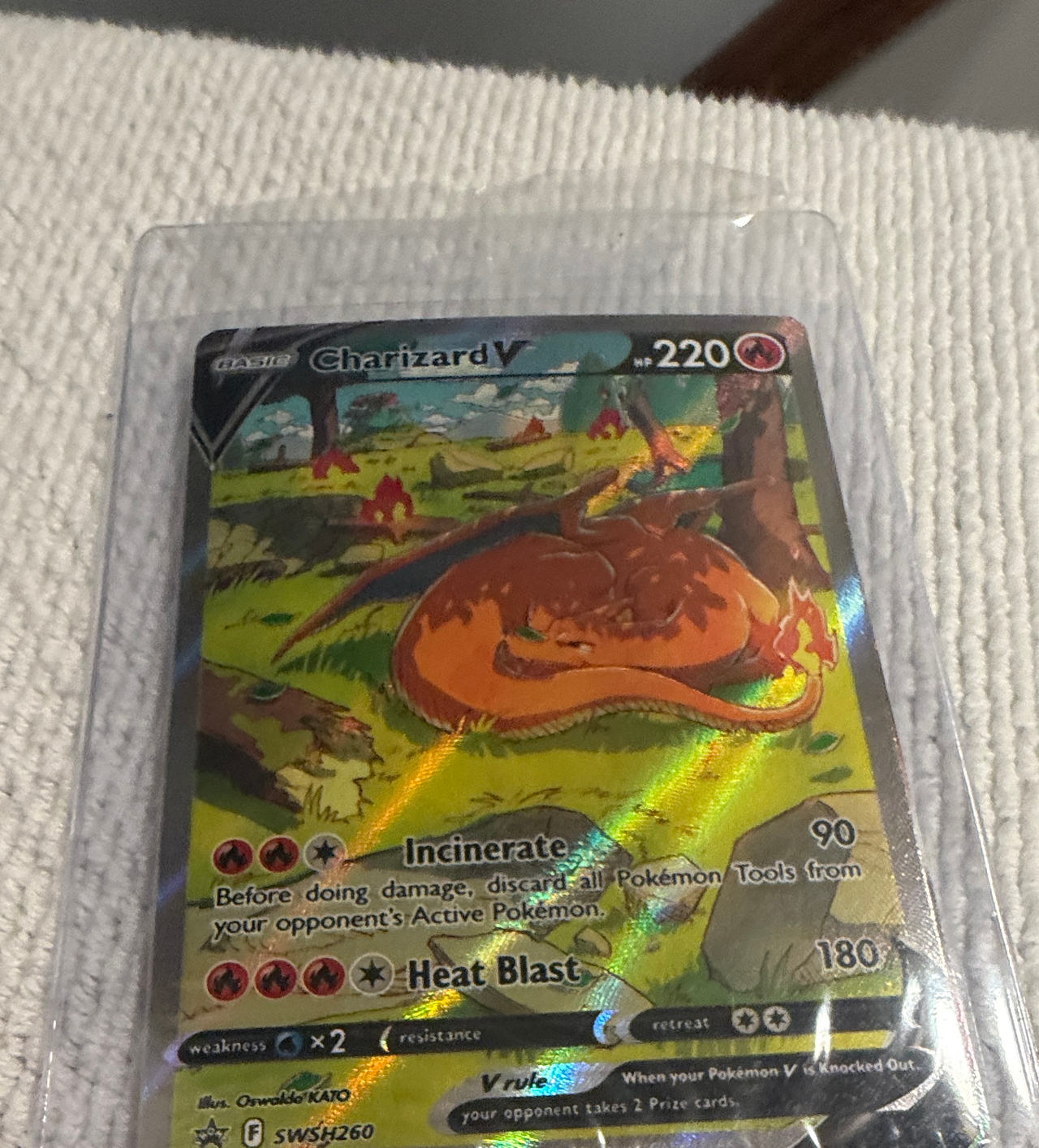 Pokémon TCG Charizard V SWSH260 Alternate Art Promo