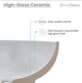 Modern Wall-Mounted Floating Bathroom Sink - Image 2