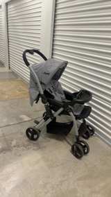 Delta Children Jeep Unlimited Reversible Handle Stroller Grey Tweed - Image 1