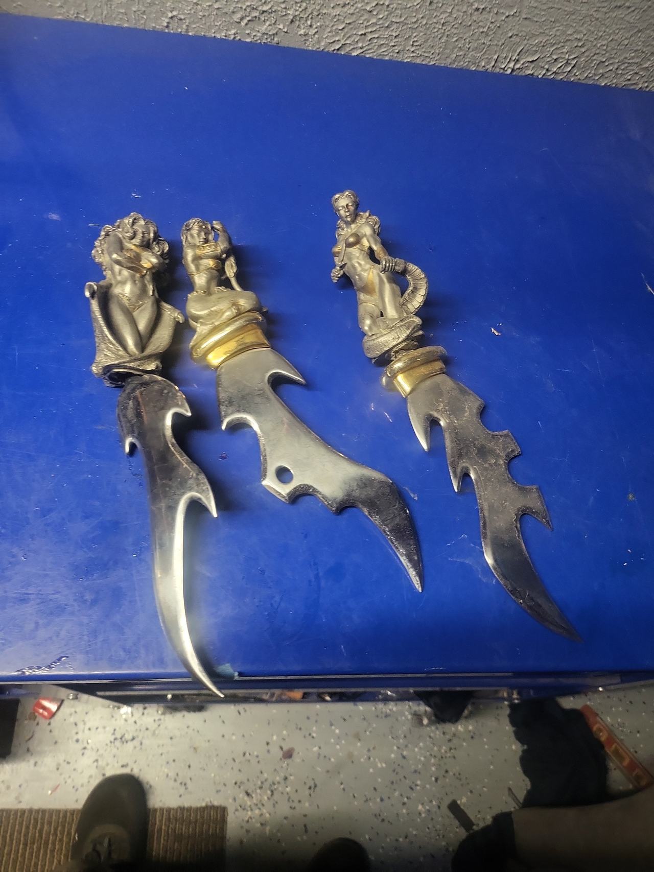 Set of 3 Fantasy Figural Daggers