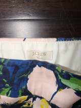 J. Crew Floral Stretch Chino Shorts Size 8 - Image 2