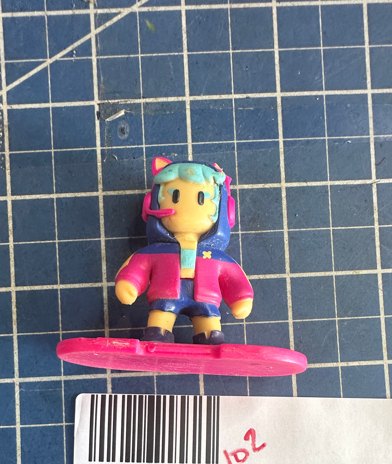 Stumble Guys x Barbie ltd edition collab GAMER collectible figure. 102