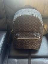 Coach Charter Backpack Signature Denim - Image 2