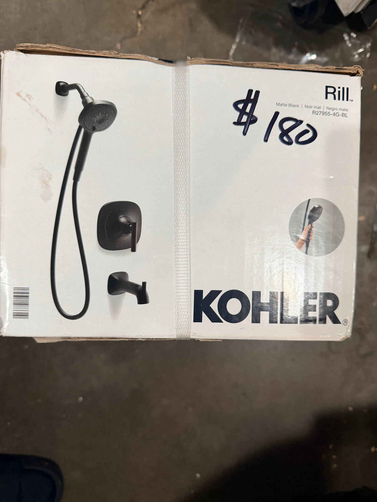 Kohler Rill Bath and Shower Faucet Set