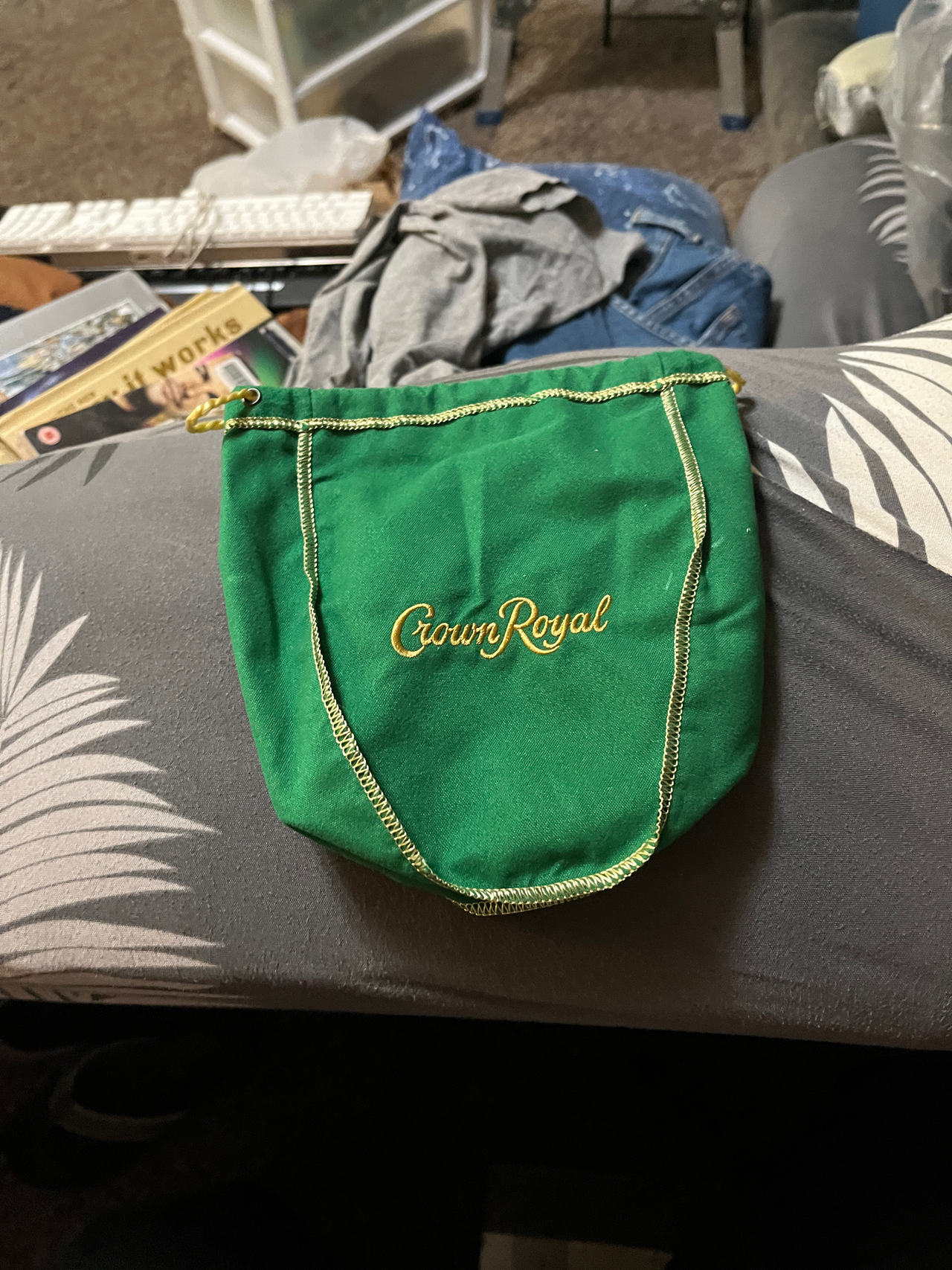 Crown Royal Green Apple Bag
