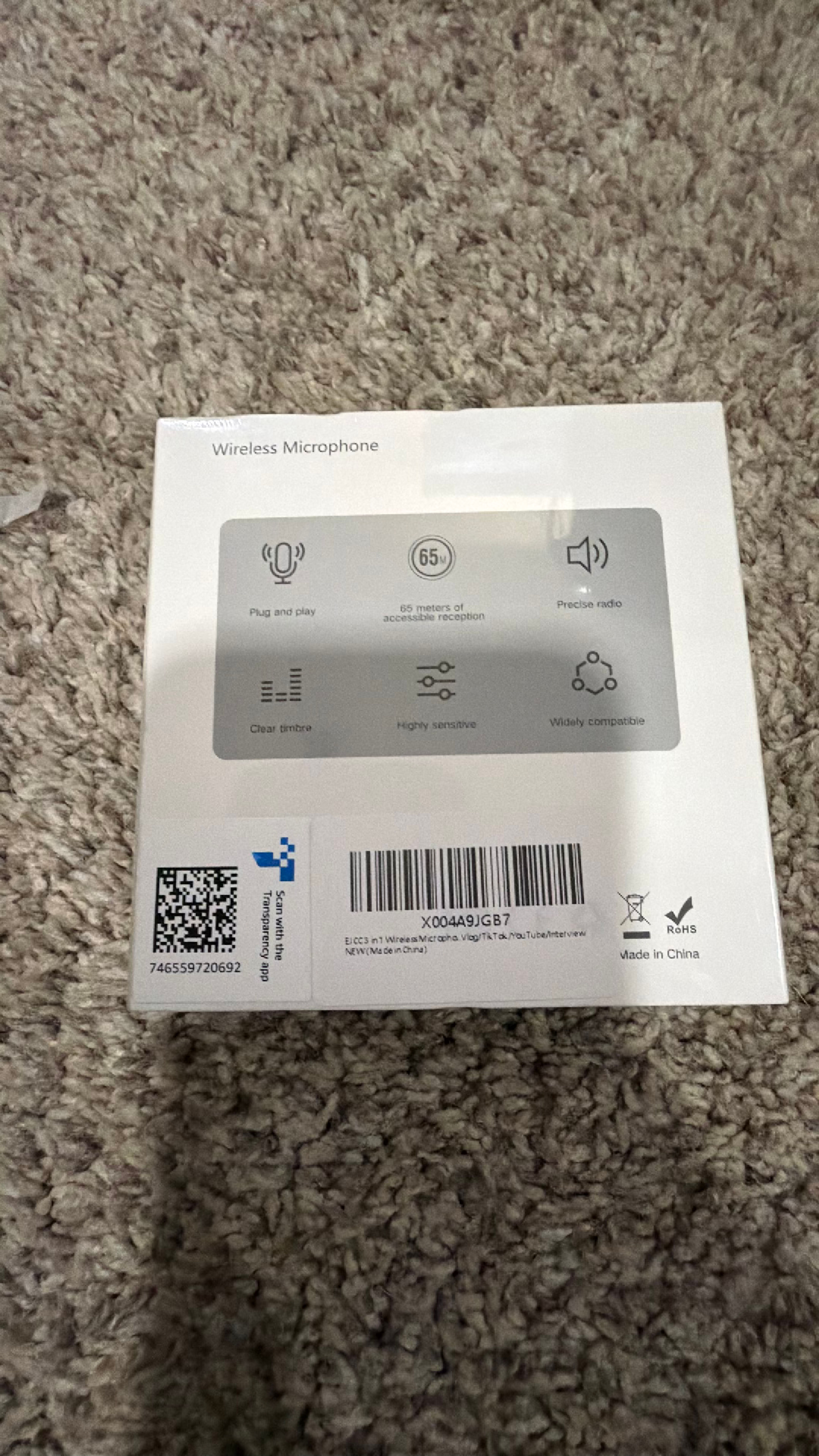 EMZHOLE Wireless Lavalier Microphone 3-in-1 - Image 2