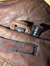 Ziedler & Ziedler Brown Leather Jacket Rugged Lamb Medium M - Image 4