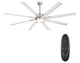Home Decorators Collection Kensgrove 72 in. LED Indoor/Outdoor Brushed Nickel Ceiling Fan - Image 1