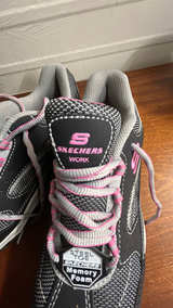 Skechers Biscoe Work Shoes Women's Black/Pink size 6.5 - Image 2