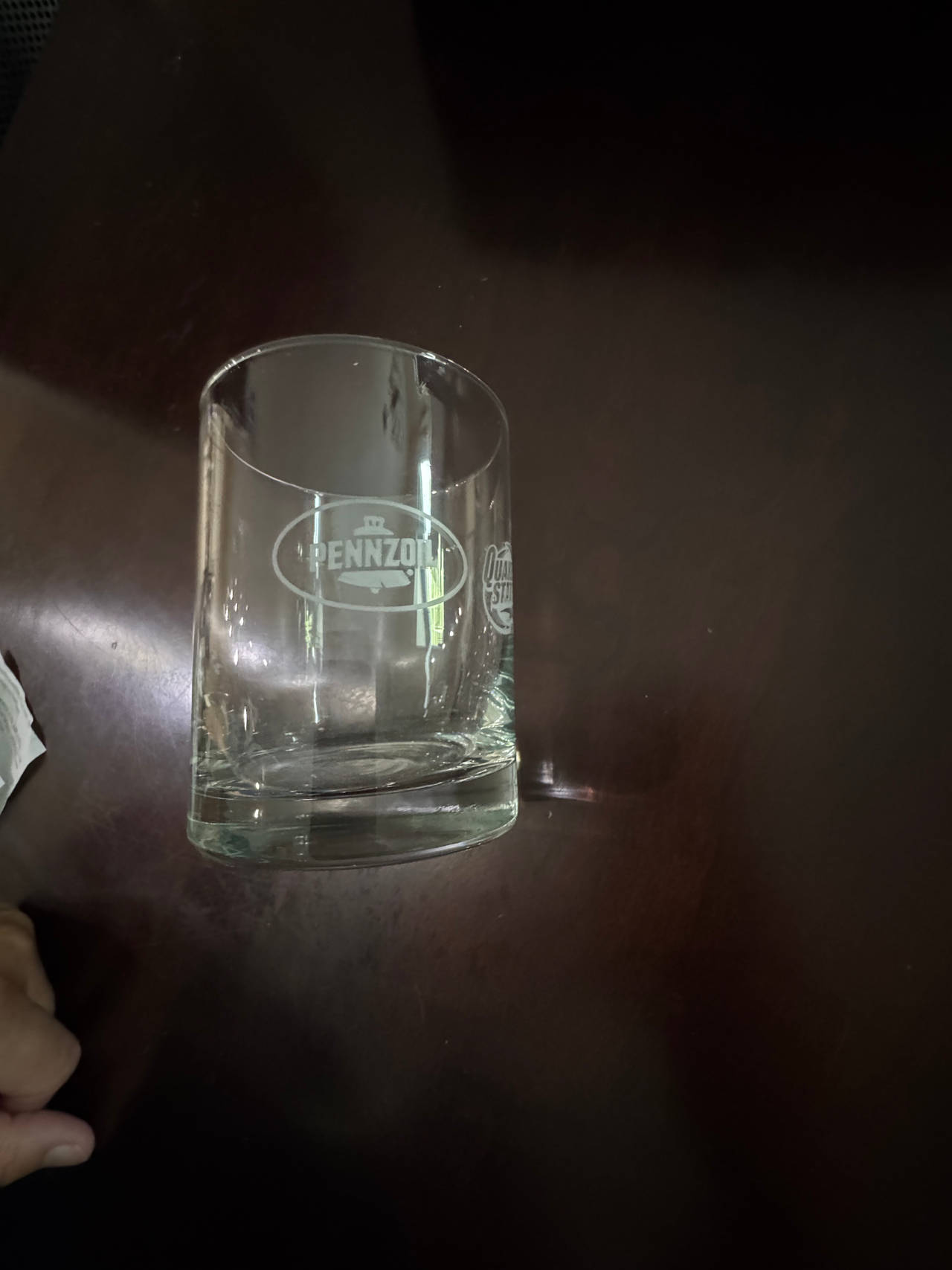 Pennzoil Promotional Glass