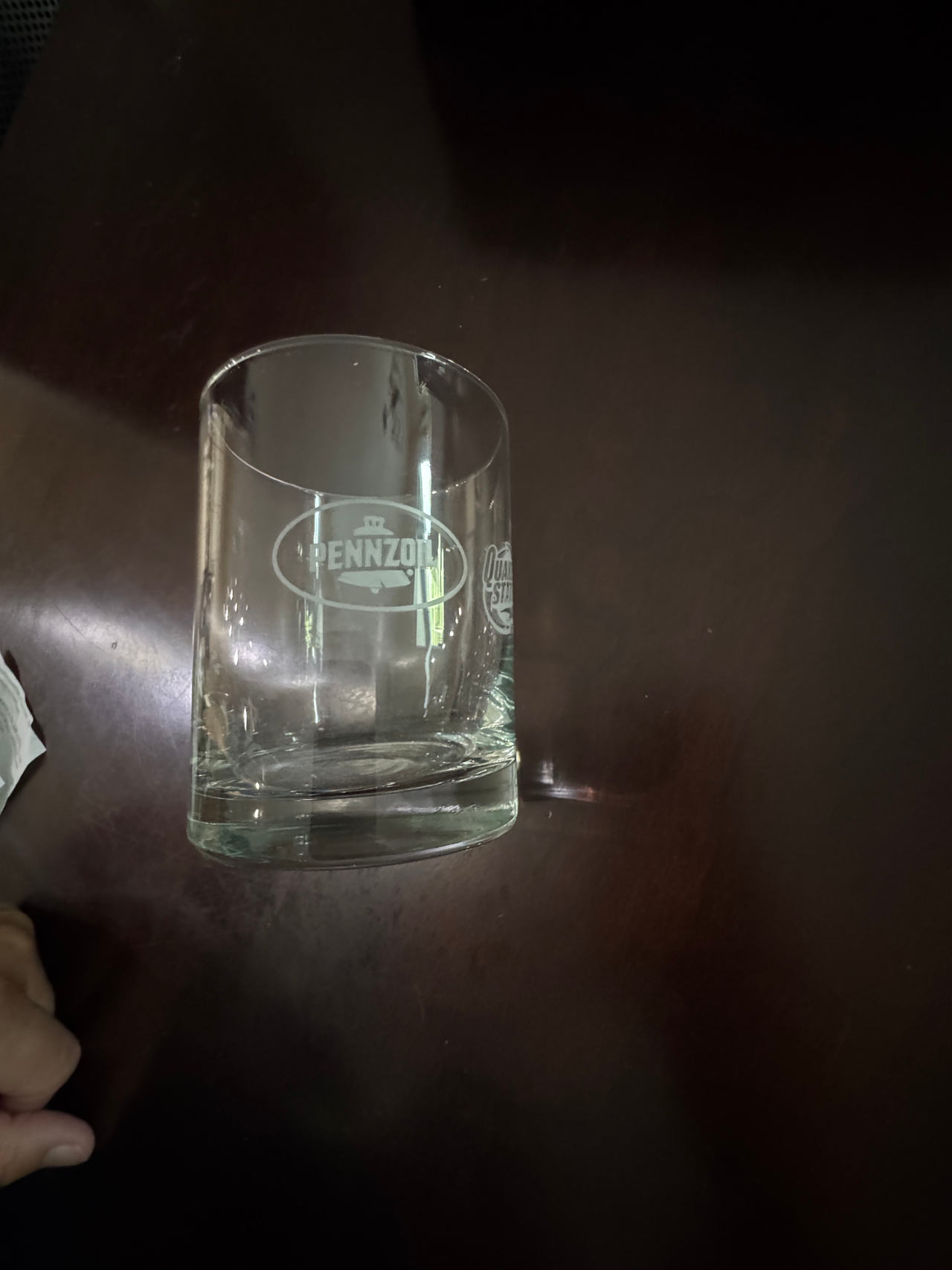 Pennzoil Promotional Glass