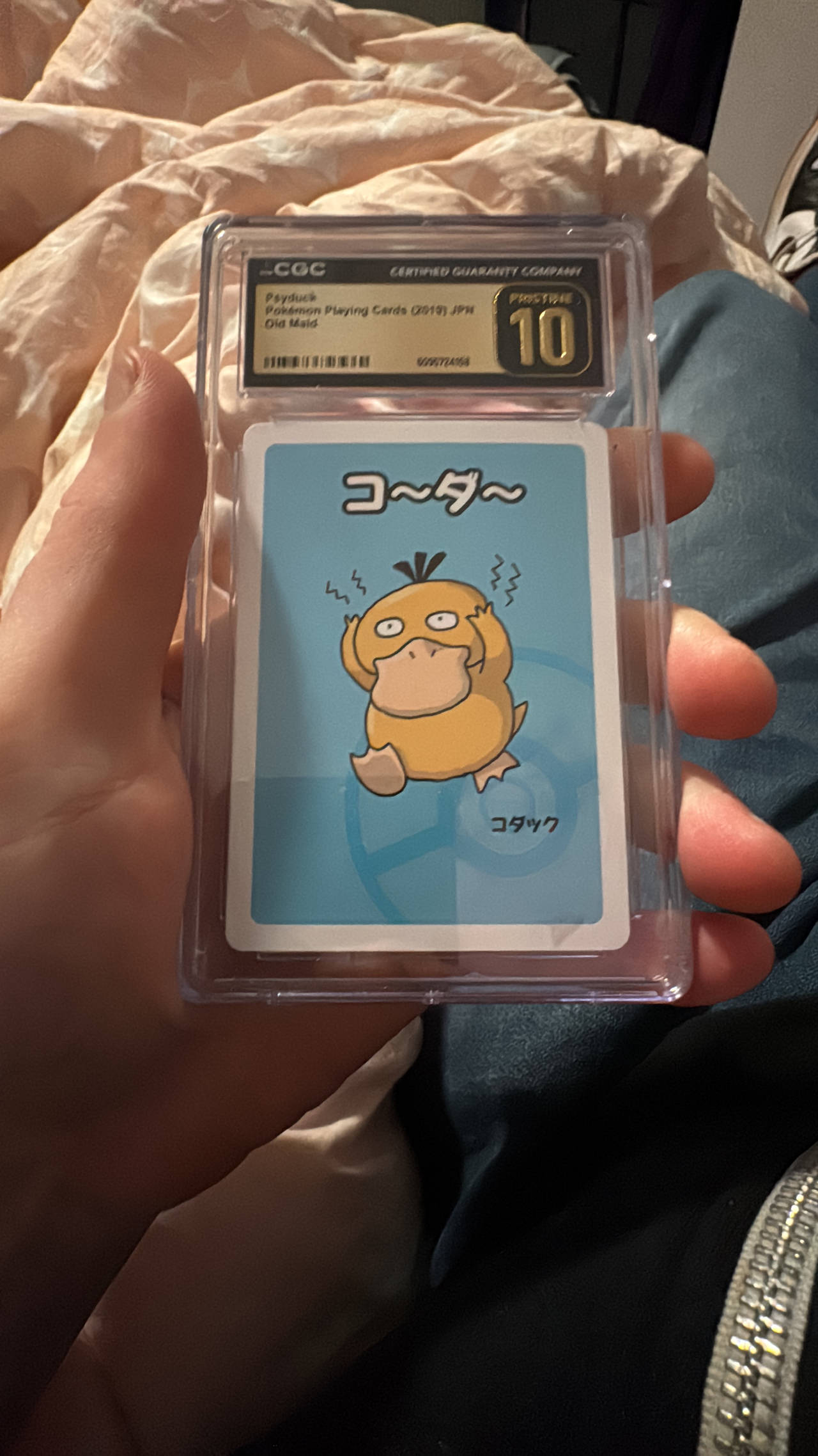 Psyduck Pokemon Playing Cards (2019) JPN Old Maid CGC 10 Pristine