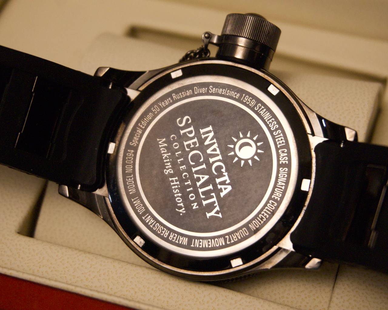 Invicta Specialty Russian Diver 50‑Year Special Edition – All‑Black