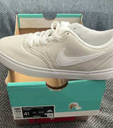 Nike SB Check Canvas (GS) Light Bone/White - Image 1