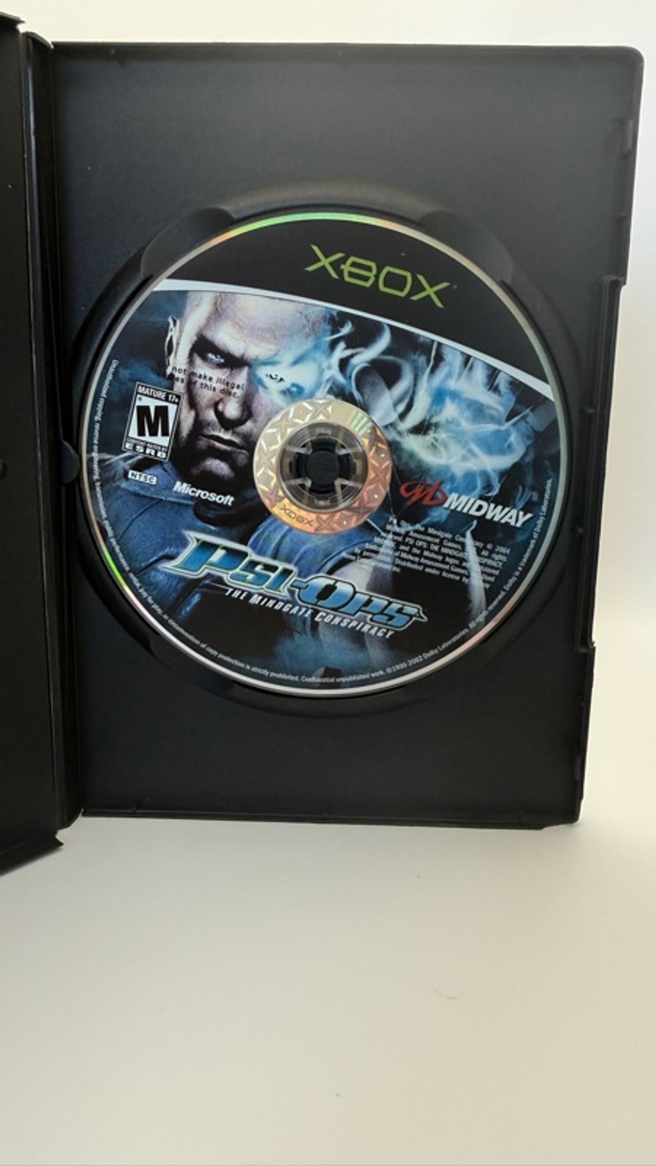 Xbox Psi-Ops: The Mindgate Conspiracy Disc