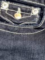 True Religion Skinny Silver Embellished Jeans Women’s Size 27 - Image 7