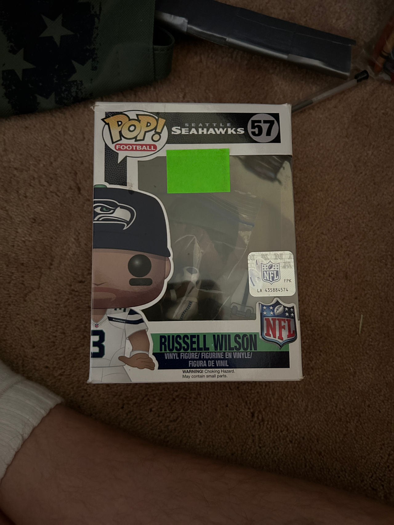 Funko Pop! NFL: Russell Wilson (Seattle Seahawks) #57
