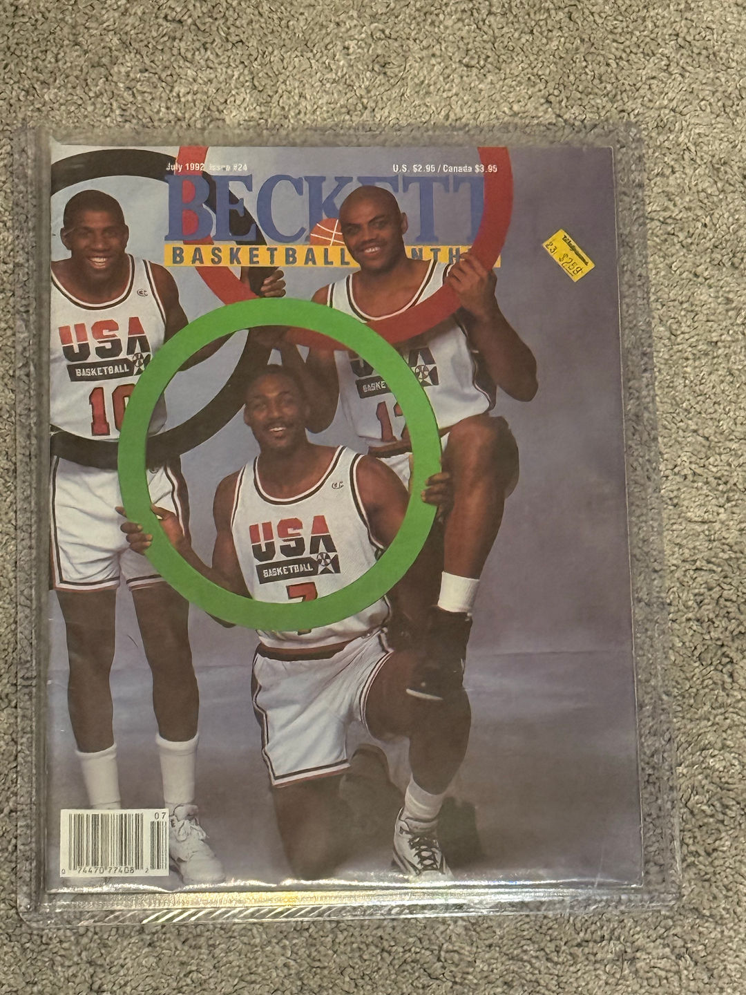 Beckett Basketball Monthly Issue #24 July 1992