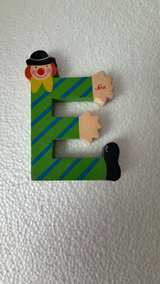 Sevi Wooden Letter E Clown Vintage - Image 2