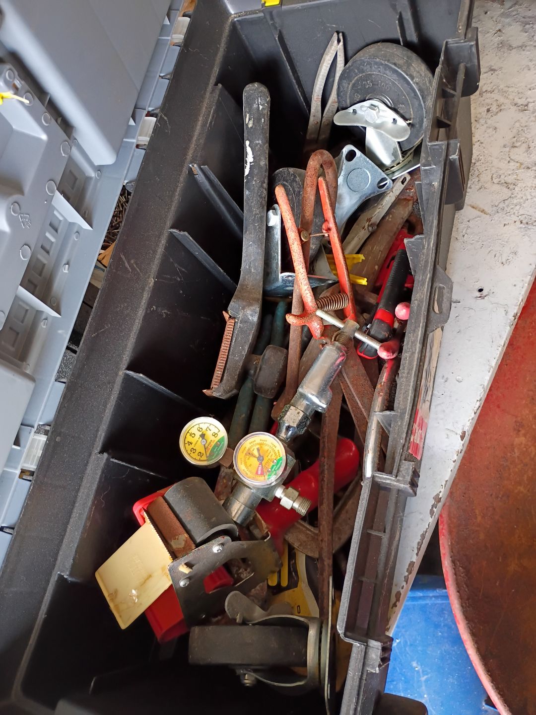 26-Inch Rolling Tool Box with Wheels