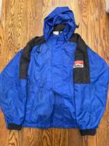 Marlboro Unlimited Blue Nylon windbreaker Jacket - Image 1