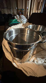 12 qt Stainless Steel Pasta Pot with Strainer Inserts - Image 3