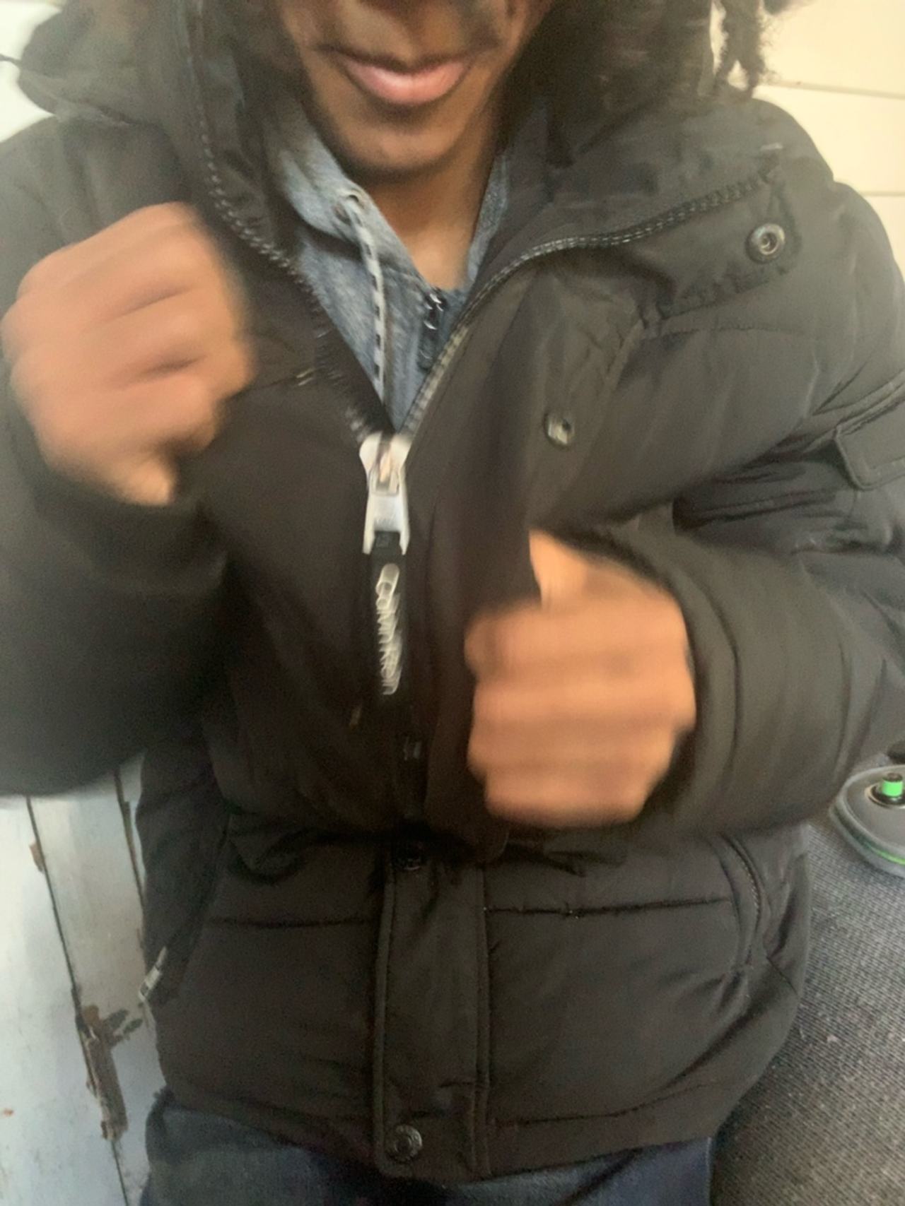 Calvin Klein Black Puffer Jacket