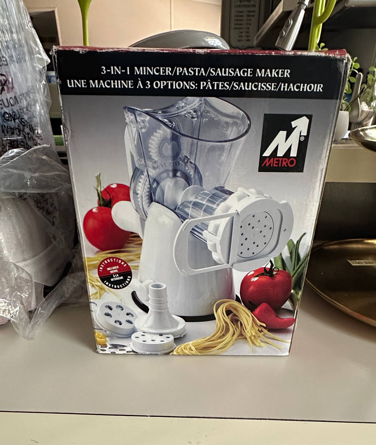 Metro 3-in-1 Mincer/Pasta/Sausage Maker