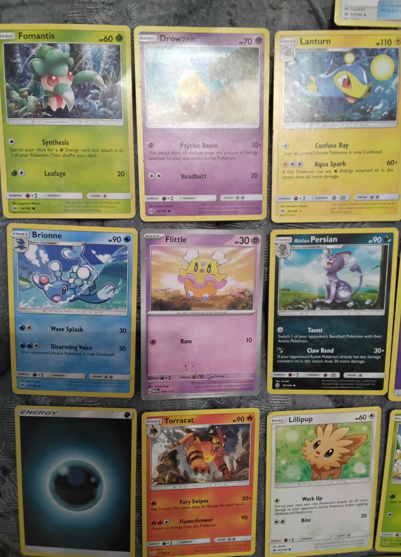 Pokémon Trading Card Game Cards Lot