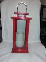 Red Decorative Lantern with Flameless Candle - Image 2