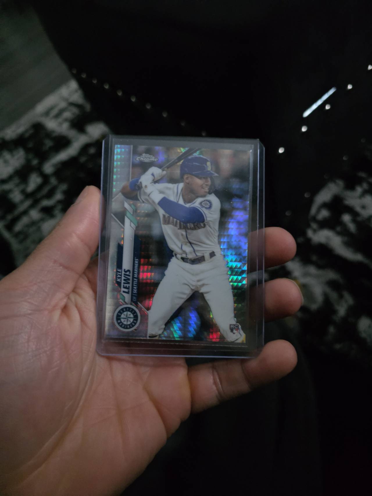 2020 Topps Chrome Kyle Lewis Prism Refractor Rookie Card