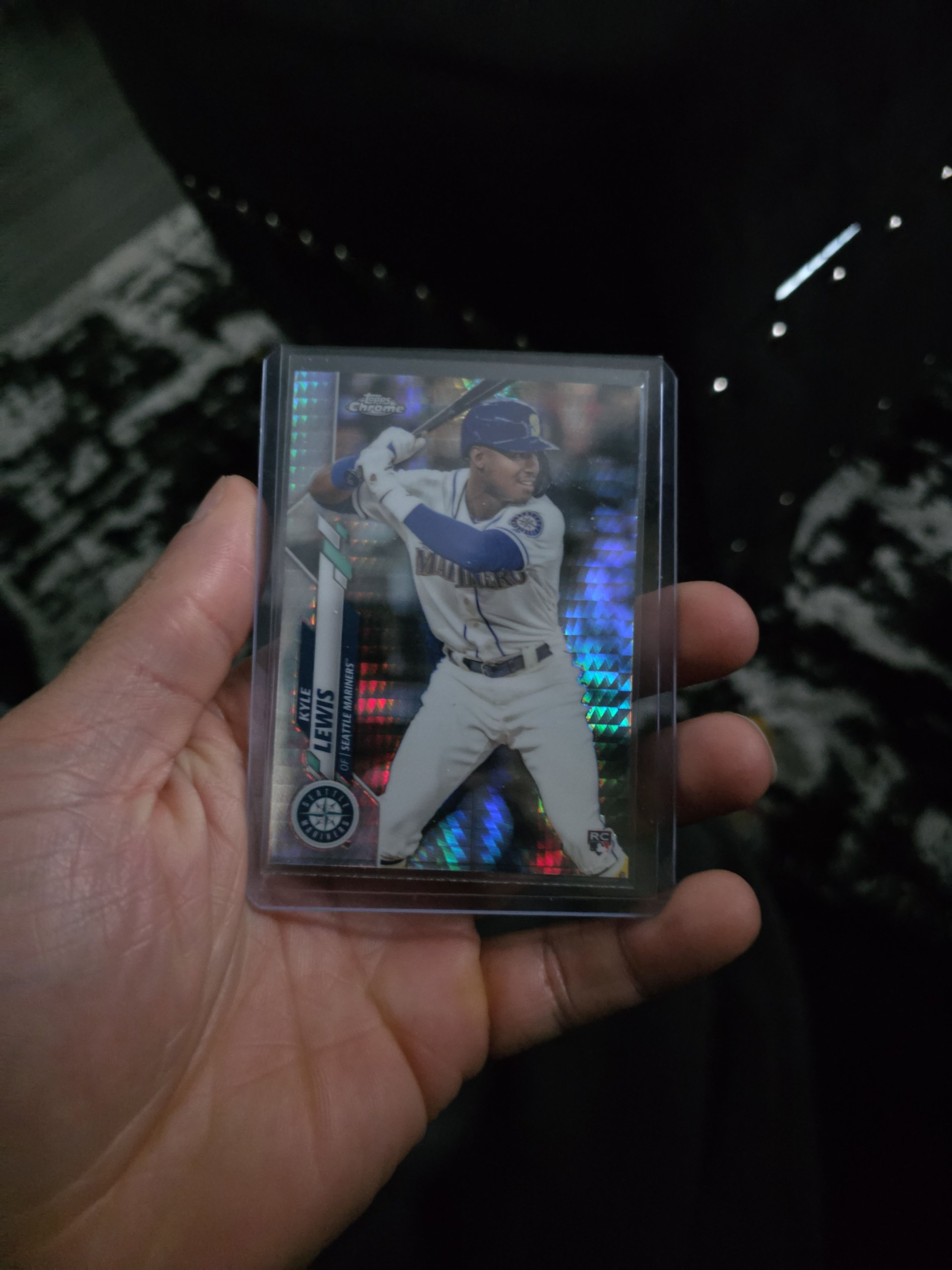 2020 Topps Chrome Kyle Lewis Prism Refractor Rookie Card