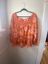 American Eagle Boho Floral Blouse - Large - Image 1