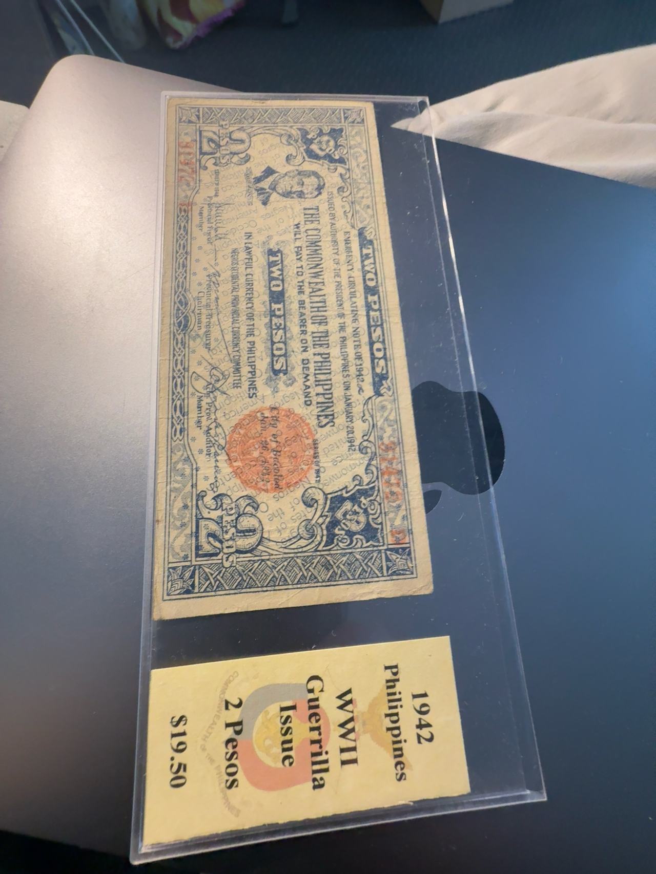 Philippines 2 Peso 1942 Negros Occidental Emergency Note