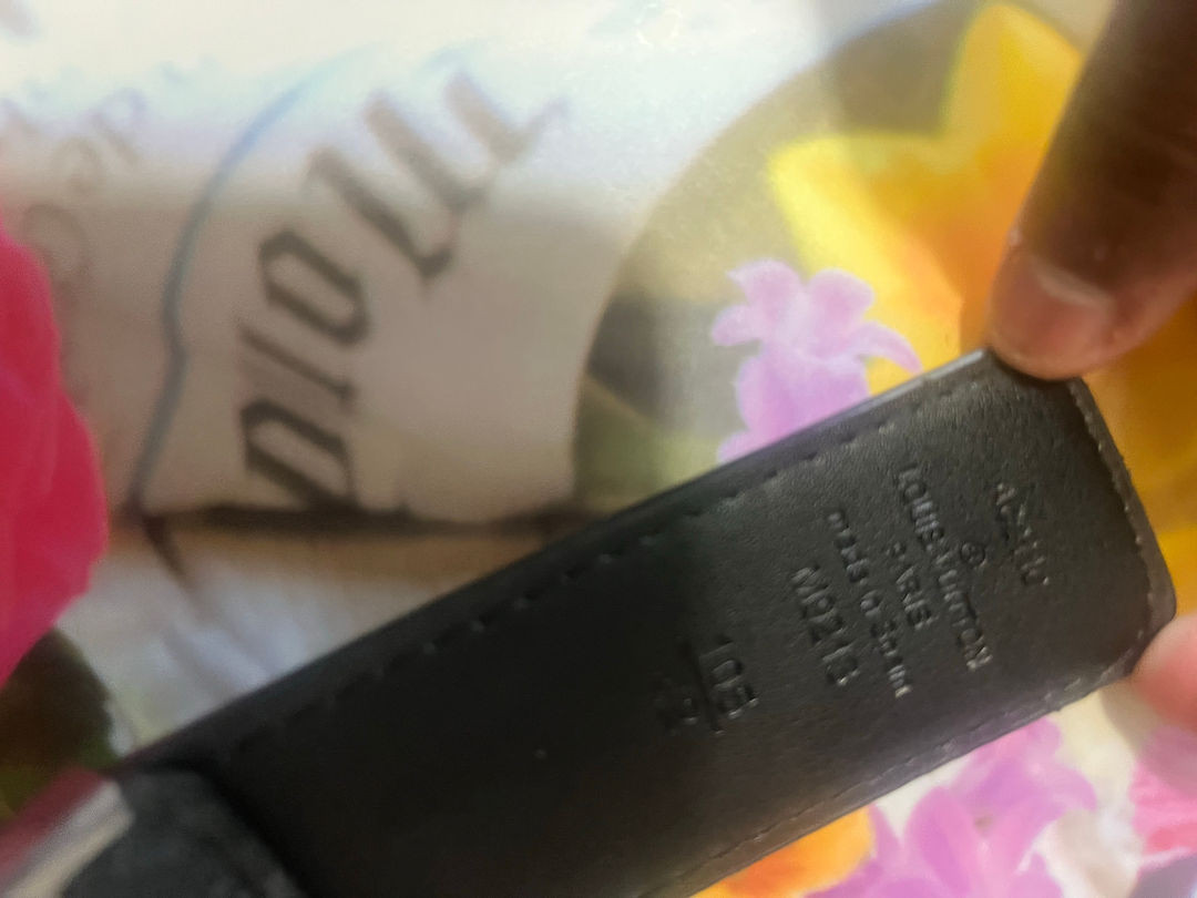 Louis Vuitton Leather Belt